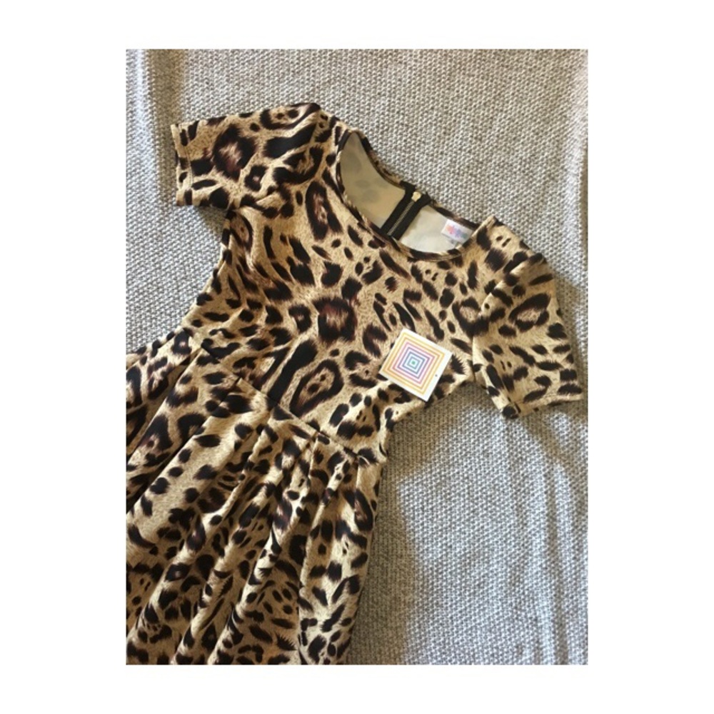 SOLD!-LuLaRoe Cheetah Print Amelia